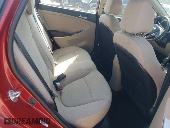 2017 Hyundai Accent SE with VIN KMHCT4AE0HU358480, listed as a Copart auction lot 49558293 with 96,561 mi miles. Bid and sale history available at carsss.com. Image 10.