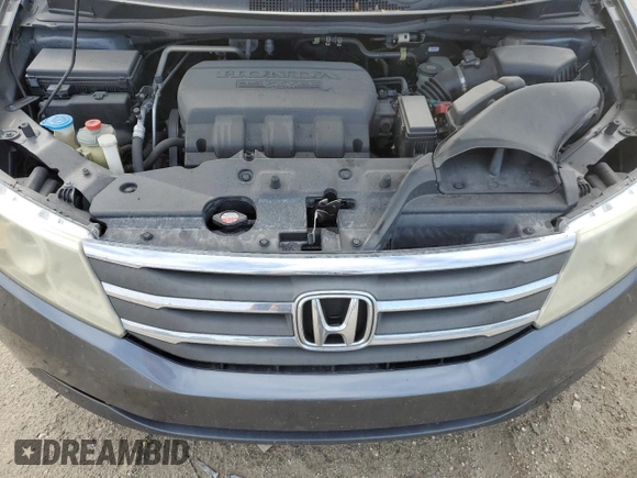 2012 Honda Odyssey EX-L with VIN 5FNRL5H63CB038980, listed as a Copart auction lot 41613155 with Not Provided miles and Salvage Title. Bid and sale history available at DreamBid. Image 12.