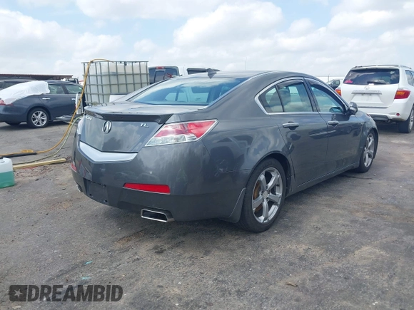 2010 Acura TL Tech with VIN 19UUA8F51AA004166, listed as a IAAI auction lot 41806187 with 139,364 mi miles. Bid and sale history available at carsss.com. Image 4.