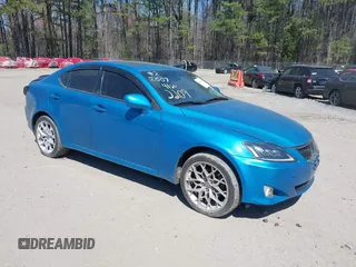 2007 Lexus IS 250 with VIN JTHCK262672018043, listed as a IAAI auction lot 41602209 with 192,445 mi miles. Bid and sale history available at carsss.com. Image 1.
