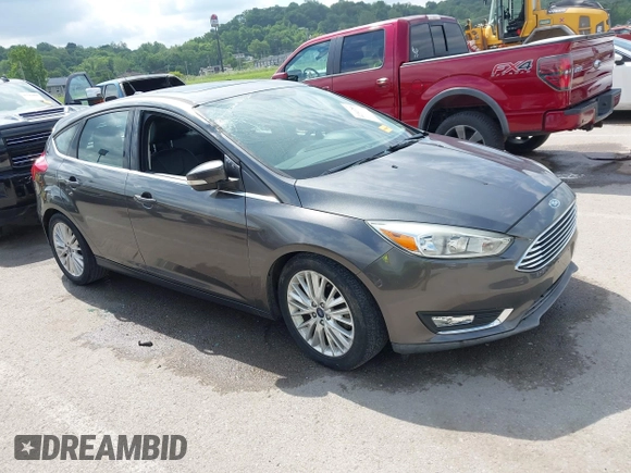 2018 Ford Focus Titanium with VIN 1FADP3N28JL323825, listed as a IAAI auction lot 42341286 with 46,565 mi miles and . Bid and sale history available at DreamBid. Image 1.