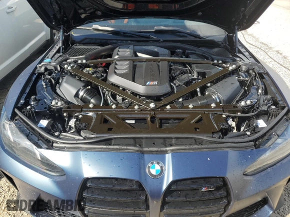 2025 BMW M4 Competition with VIN WBS23HK04SCS92239, listed as a Copart auction lot 73682974 with 613 mi miles and Salvage Title. Bid and sale history available at carsss.com. Image 11.