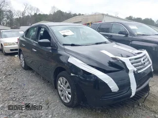 2015 Nissan Sentra S with VIN 3N1AB7AP3FY378320, listed as a IAAI auction lot 41833585 with 58,623 mi miles. Bid and sale history available at carsss.com. Image 1.