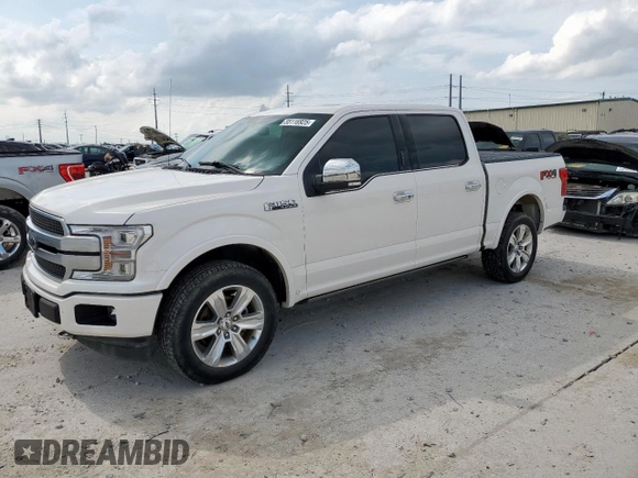 2019 Ford F-150 XL with VIN 1FTEW1E50KFD32695, listed as a Copart auction lot 55116925 with 98,881 mi miles and Clean Title. Bid and sale history available at carsss.com. Image 1.