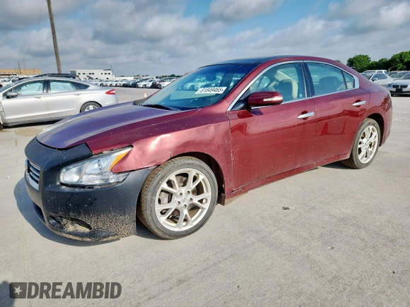 2013 Nissan Maxima S z VIN 1N4AA5AP8DC848261, wystawiony jako Copart lot #61849465 z przebiegiem 183 316 mil mil oraz Czysty tytuł • Clean title. Historia ofert i sprzedaży dostępna na DreamBid. Obrazek 1.