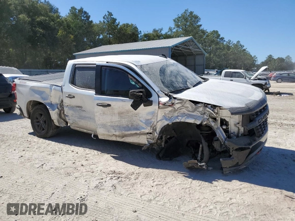 2020 Chevrolet Silverado 1500 Custom Trail Boss with VIN 3GCPYCEF4LG283797, listed as a Copart auction lot 75600264 with 81,008 mi miles and Salvage Title. Bid and sale history available at DreamBid. Image 4.