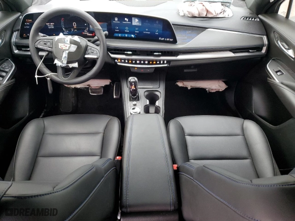 2025 Cadillac XT4 AWD Sport with VIN 1GYFZFR48SF115822, listed as a Copart auction lot 51958885 with 6,635 mi miles and Salvage Title. Bid and sale history available at carsss.com. Image 8.