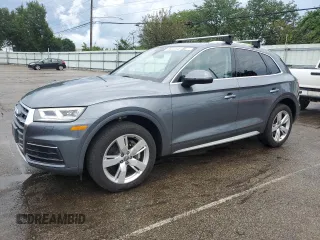 2018 Audi Q5 Premium Plus with VIN WA1BNAFY1J2017757, listed as a Copart auction lot 65207245 with 142,694 mi miles and Clean title. Bid and sale history available at DreamBid. Image 1.