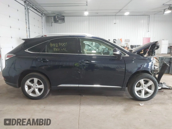 2010 Lexus RX 350 with VIN 2T2BK1BA7AC033174, listed as a IAAI auction lot 41829351 with 0 mi miles. Bid and sale history available at carsss.com. Image 12.