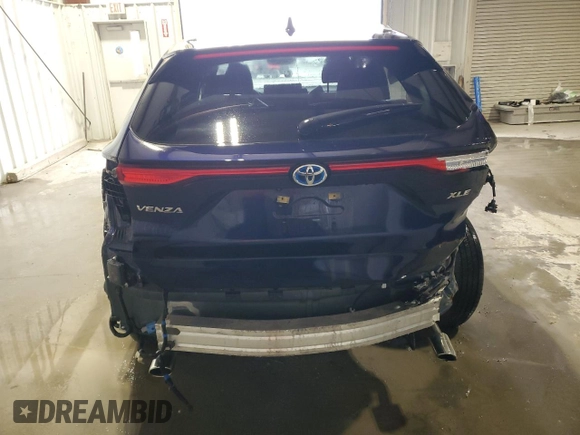 2024 Toyota Venza LE with VIN JTEAAAAH7RJ163193, listed as a Copart auction lot 52823885 with 0 mi miles and Salvage Title. Bid and sale history available at carsss.com. Image 6.