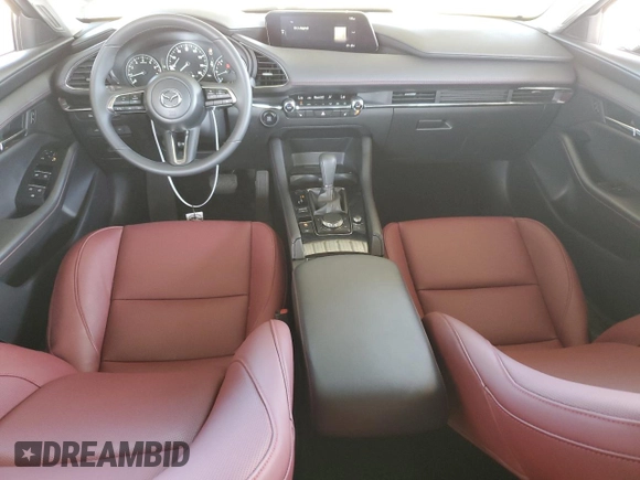 2025 Mazda 3 S Carbon Edition with VIN JM1BPBCM5S1775311, listed as a Copart auction lot 52108395 with 2,390 mi miles and Non Repairable. Bid and sale history available at DreamBid. Image 8.