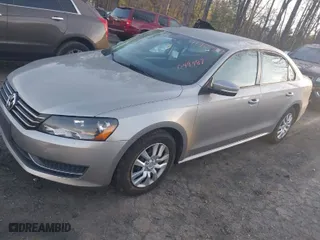 2014 Volkswagen Passat Wolfsburg Ed with VIN 1VWAS7A37EC049487, listed as a IAAI auction lot 41900896 with 159,033 mi miles. Bid and sale history available at carsss.com. Image 2.