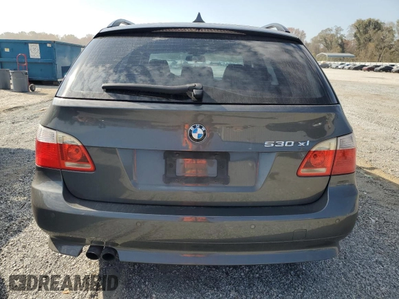 2006 BMW 5 Series 530xi with VIN WBANN73566CN02216, listed as a Copart auction lot 77526964 with 152,508 mi miles and Non Repairable. Bid and sale history available at carsss.com. Image 6.