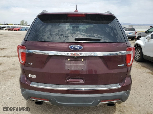 2018 Ford Explorer XLT with VIN 1FM5K8DH1JGC06933, listed as a Copart auction lot 50807535 with 73,252 mi miles and Salvage Title. Bid and sale history available at carsss.com. Image 6.