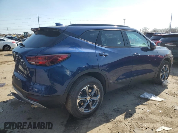 2023 Chevrolet Blazer LT z VIN 3GNKBCR41PS121933, wystawiony jako Copart lot #48974535 z przebiegiem 36 292 mil mil oraz Nie do naprawy • Non repairable. Historia ofert i sprzedaży dostępna na DreamBid. Obrazek 3.