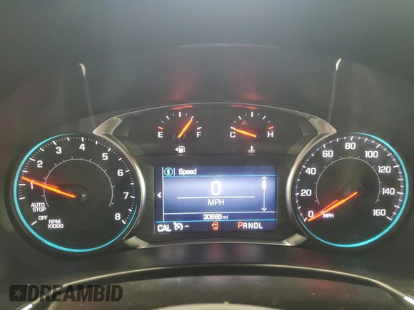 2022 Chevrolet Equinox LT z VIN 3GNAXUEV9NL300665, wystawiony jako Copart lot #56933125 z przebiegiem 30 686 mil mil oraz Szkoda całkowita • Salvage title. Historia ofert i sprzedaży dostępna na DreamBid. Obrazek 9.