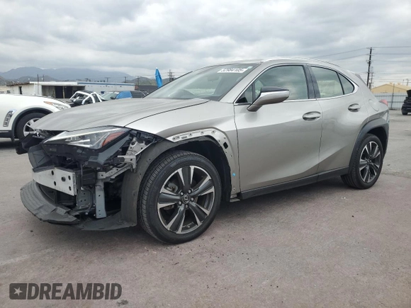2019 Lexus UX 200 z VIN JTHY3JBH2K2017553, wystawiony jako Copart lot #52984105 z przebiegiem 22 187 mil mil oraz Szkoda całkowita • Salvage title. Historia ofert i sprzedaży dostępna na DreamBid. Obrazek 1.