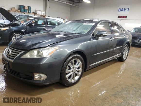 2011 Lexus ES with VIN JTHBK1EGXB2435399, listed as a Copart auction lot 49916075 with 150,258 mi miles and Salvage Title. Bid and sale history available at carsss.com. Image 1.