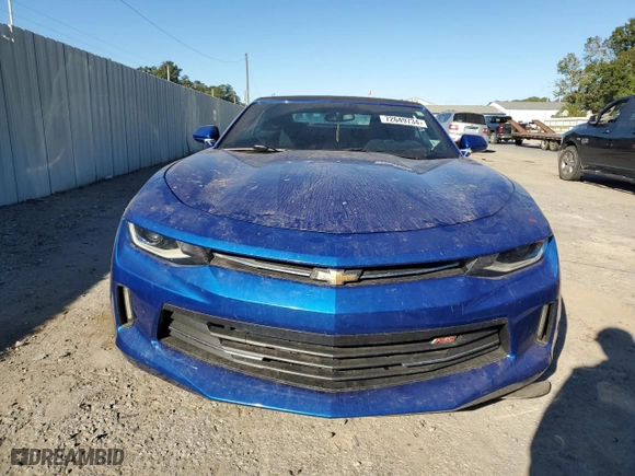 2018 Chevrolet Camaro 1LT with VIN 1G1FB3DS6J0157382, listed as a Copart auction lot 72649734 with 55,797 mi miles and Salvage Title. Bid and sale history available at carsss.com. Image 5.