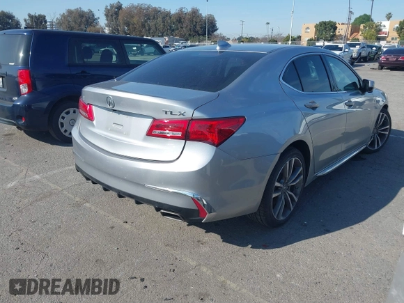 2020 Acura TLX w/Technology Pkg with VIN 19UUB2F4XLA002467, listed as a IAAI auction lot 41836856 with 49,127 mi miles. Bid and sale history available at carsss.com. Image 4.