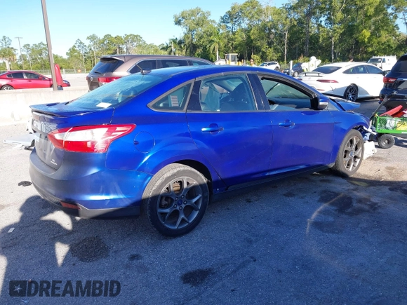 2013 Ford Focus SE with VIN 1FADP3F26DL309893, listed as a IAAI auction lot 41800681 with Not Provided miles and . Bid and sale history available at carsss.com. Image 4.