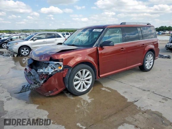 2014 Ford Flex SEL z VIN 2FMGK5C81EBD18508, wystawiony jako Copart lot #56007955 z przebiegiem 202 598 mil mil oraz Szkody całkowita. Historia ofert i sprzedaży dostępna na DreamBid. Obrazek 1.