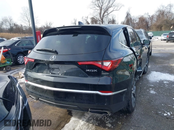 2022 Acura MDX w/Technology Package with VIN 5J8YD9H46NL001454, listed as a IAAI auction lot 41268436 with 83,753 mi miles. Bid and sale history available at carsss.com. Image 15.