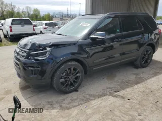 2018 Ford Explorer XLT with VIN 1FM5K8DH8JGB55978, listed as a Copart auction lot 55089785 with 39,247 mi miles and Salvage title. Bid and sale history available at DreamBid. Image 1.