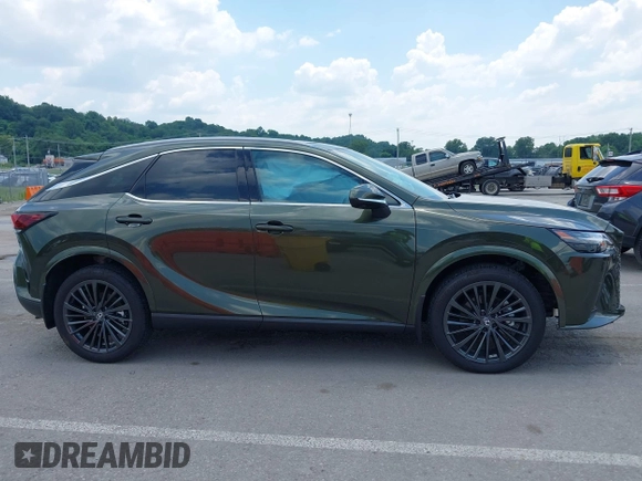 2024 Lexus RX 350 with VIN 2T2BAMBA6RC046837, listed as a IAAI auction lot 42651329 with 9,689 mi miles and . Bid and sale history available at DreamBid. Image 13.