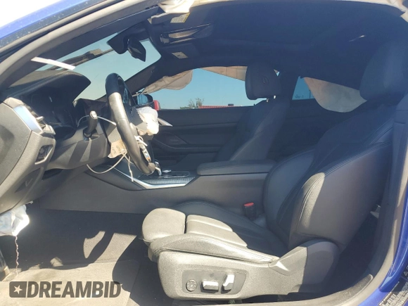 2021 BMW 4 Series M440i xDrive with VIN WBA13AR0XMCG16250, listed as a Copart auction lot 49556245 with 52,717 mi miles and Non Repairable. Bid and sale history available at DreamBid. Image 7.