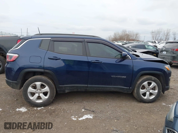2018 Jeep Compass Latitude with VIN 3C4NJDBBXJT467634, listed as a IAAI auction lot 41305065 with 73,573 mi miles. Bid and sale history available at carsss.com. Image 13.