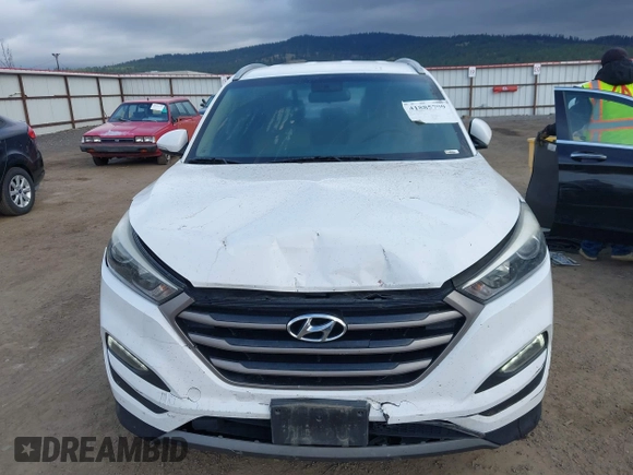 2016 Hyundai Tucson Eco with VIN KM8J3CA23GU192106, listed as a IAAI auction lot 41885799 with 151,781 mi miles. Bid and sale history available at carsss.com. Image 12.