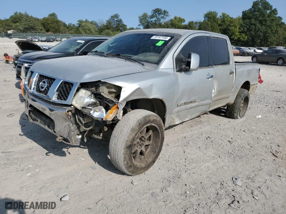 2007 Nissan Titan LE with VIN 1N6BA07B67N229984, listed as a Copart auction lot 70747194 with 177,512 mi miles and Salvage Title. Bid and sale history available at carsss.com. Image 1.