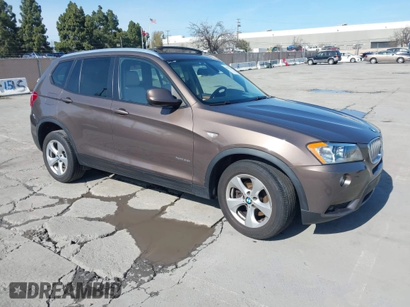 2012 BMW X3 28i with VIN 5UXWX5C53CL719786, listed as a IAAI auction lot 41857244 with 94,911 mi miles and . Bid and sale history available at DreamBid. Image 1.