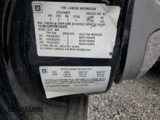 1996 Chevrolet Caprice Classic 1SA Special Value Pkg with VIN 1G1BL52P8TR156075, listed as a Copart auction lot 54044595 with 0 mi miles and Clean Title. Bid and sale history available at carsss.com. Image 12.