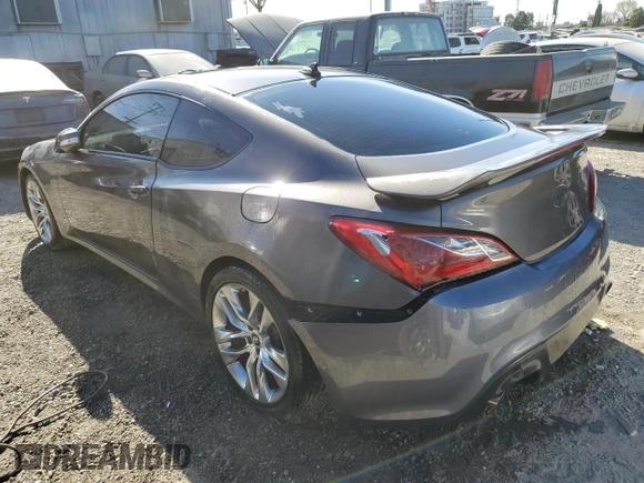 2013 Hyundai Genesis Coupe Track with VIN KMHHU6KJ8DU083980, listed as a Copart auction lot 41989205 with 108,382 mi miles and Clean title. Bid and sale history available at DreamBid. Image 2.