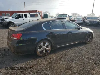 2008 Lexus GS 350 with VIN JTHBE96S280032756, listed as a Copart auction lot 43756355 with 170,707 mi miles and Salvage Title. Bid and sale history available at carsss.com. Image 3.