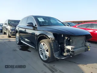 2020 Audi Q5 Premium Plus with VIN WA1BNAFY0L2004064, listed as a IAAI auction lot 42087116 with 58,636 mi miles and . Bid and sale history available at DreamBid. Image 1.