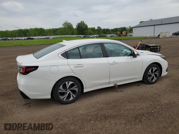 2020 Subaru Legacy Premium with VIN 4S3BWAC63L3034580, listed as a Copart auction lot 56826525 with 36,038 mi miles and Salvage title. Bid and sale history available at DreamBid. Image 3.