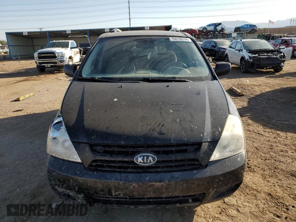 2010 Kia Sedona LX with VIN KNDMG4C31A6335678, listed as a Copart auction lot 76016514 with 130,889 mi miles and Salvage Title. Bid and sale history available at carsss.com. Image 5.