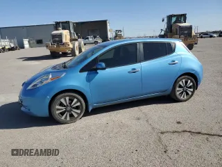 2013 Nissan LEAF SL with VIN 1N4AZ0CP9DC423978, listed as a Copart auction lot 57915075 with 67,438 mi miles and Salvage title. Bid and sale history available at DreamBid. Image 1.