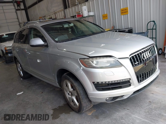2014 Audi Q7 Premium Plus with VIN WA1LGAFE8ED004177, listed as a IAAI auction lot 42757437 with 183,830 mi miles and . Bid and sale history available at DreamBid. Image 1.