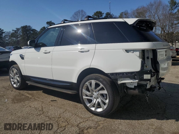 2019 Land Rover Range Rover Sport HSE with VIN SALWR2RK4KA424268, listed as a Copart auction lot 43459124 with 61,570 mi miles. Bid and sale history available at carsss.com. Image 2.