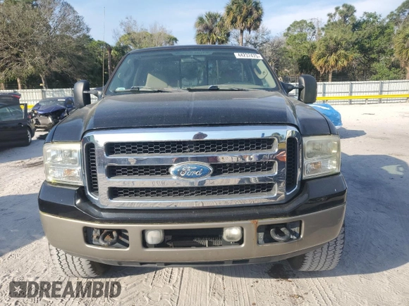 2005 Ford F-250 XL with VIN 1FTNF21505EC00560, listed as a Copart auction lot 44237475 with 78,109 mi miles and Clean Title. Bid and sale history available at DreamBid. Image 5.