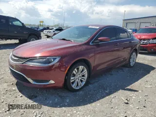 2015 Chrysler 200 Limited z VIN 1C3CCCAB2FN588313, wystawiony jako Copart lot #52631025 z przebiegiem 75 022 mil mil oraz Szkody całkowita. Historia ofert i sprzedaży dostępna na DreamBid. Obrazek 1.