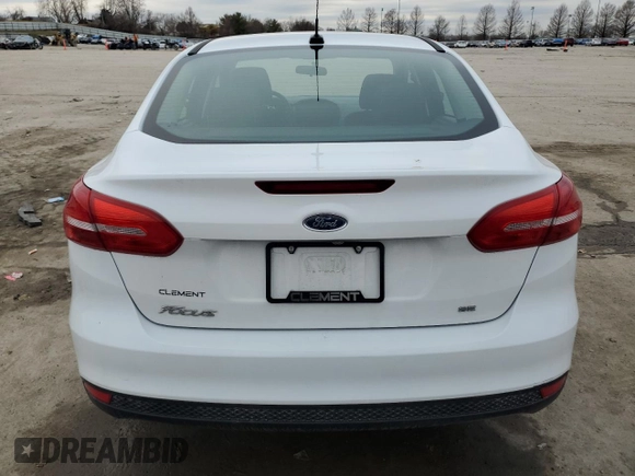 2018 Ford Focus SE with VIN 1FADP3F24JL294841, listed as a Copart auction lot 44730585 with 95,198 mi miles and Salvage Title. Bid and sale history available at carsss.com. Image 6.
