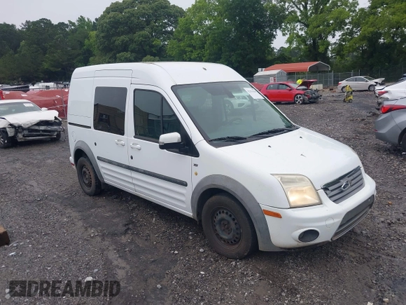 2013 Ford Transit Connect XLT with VIN NM0KS9BN7DT125935, listed as a IAAI auction lot 42351848 with 186,650 mi miles and . Bid and sale history available at DreamBid. Image 1.