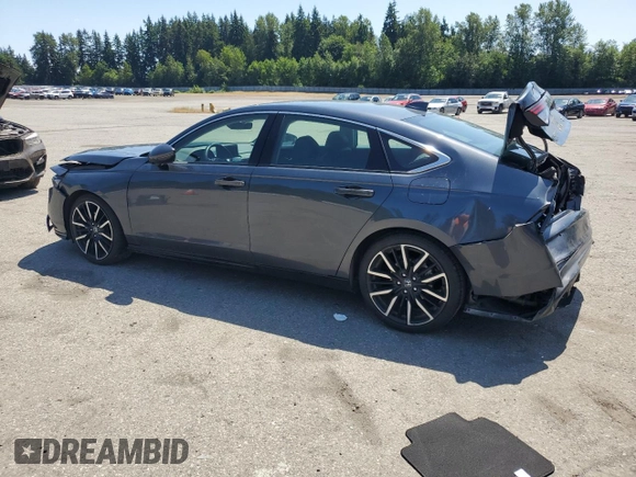 2024 Honda Accord Touring with VIN 1HGCY2F87RA005817, listed as a Copart auction lot 59211165 with 28,355 mi miles and Salvage title. Bid and sale history available at DreamBid. Image 2.