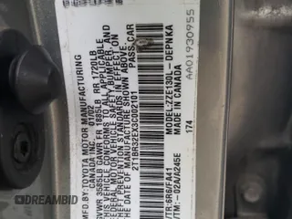 2003 Toyota Corolla CE with VIN 2T1BR32EX3C002101, listed as a Copart auction lot 51678735 with 168,201 mi miles and Salvage Title. Bid and sale history available at DreamBid. Image 12.
