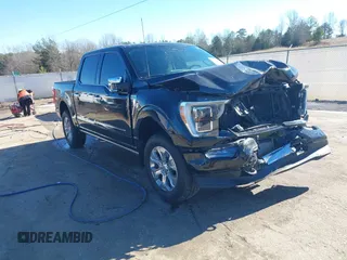 2022 Ford F-150 XL with VIN 1FTFW1E86NFA23798, listed as a IAAI auction lot 41401084 with 93,306 mi miles. Bid and sale history available at carsss.com. Image 1.